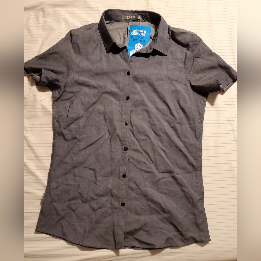 Icebreaker, Womens Kala Short Seeve Shirt, size M,